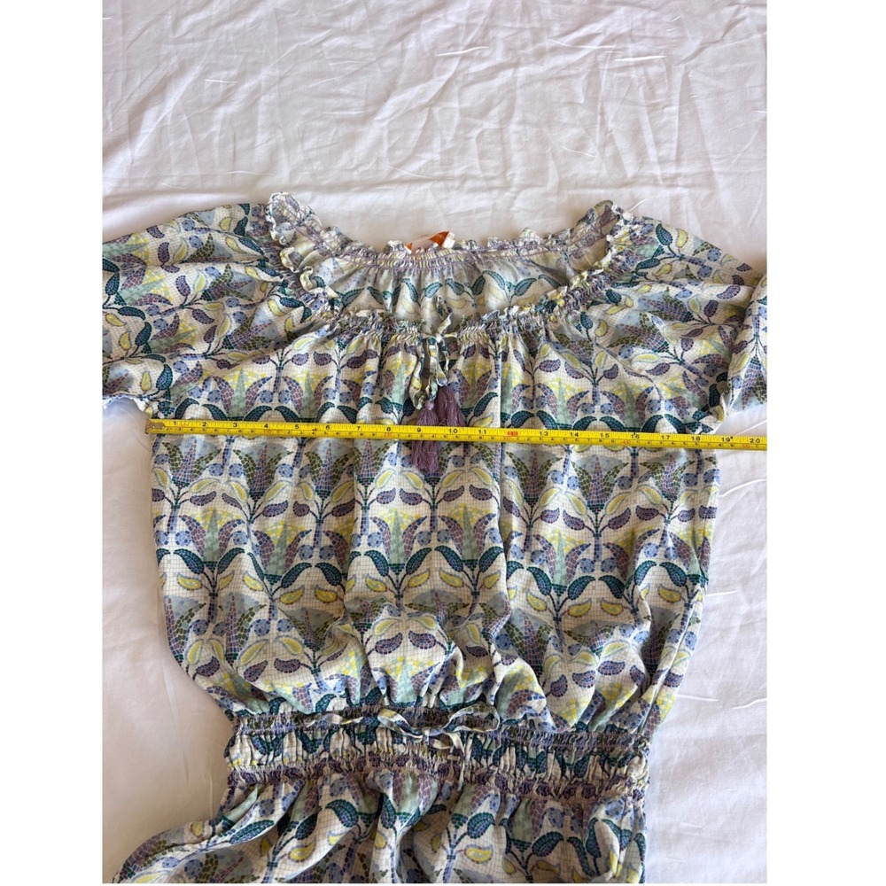 Women's Tory Burch, mosaic print silk romper S/P - Picture 7 of 12